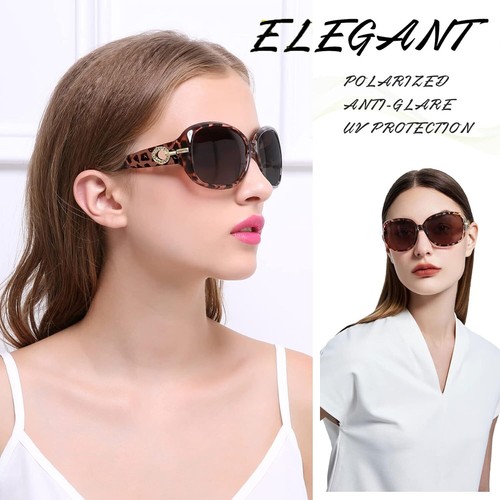 Joopin Jackie Sunglasses Oversized Shades for Women A05-cheetah Print/Brown - Picture 2 of 5