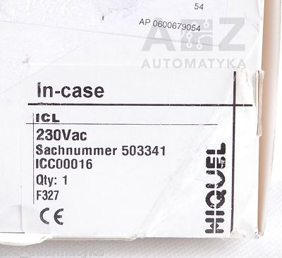 HIQUEL IN-CASE INCASE ICL 503341 ICC00016 Füllstandskontrolle von leitfähigem...