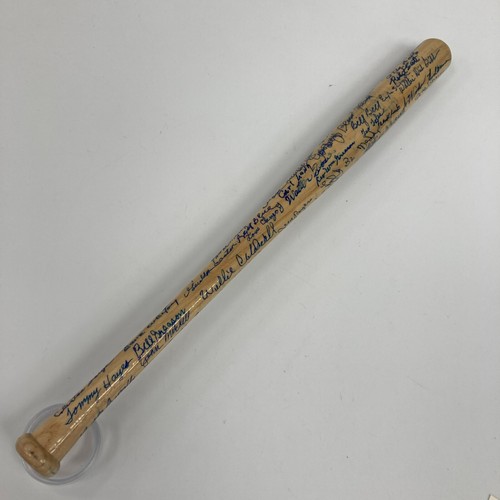 Negro League Legends Multi Signed Mini Baseball Bat 65 Signatures JSA COA - Picture 10 of 11