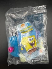 NEW Sealed 2002 Burger King Kids Meal Toy - Sponge Bob Plankton Bubble Spin