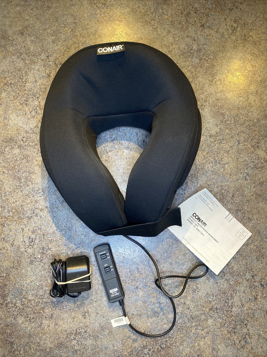 Conair Electric Body Benefits Heated Massaging Neck Rest with Remote