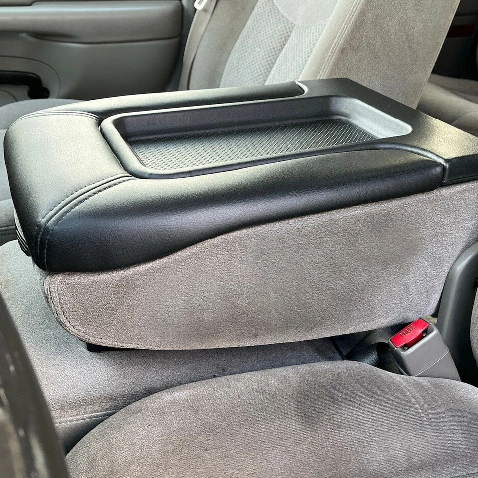 Center Console Cover Fit for Chevy Silverado Sierra 1999-2007 Armrest Lid Latch Foto 4 de 4