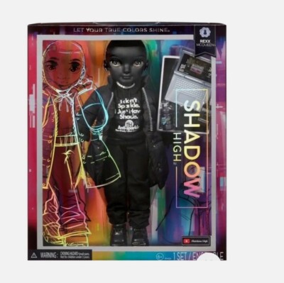 Rainbow High Shadow High Rexx McQueen Modepuppe & Zubehör Brandneu