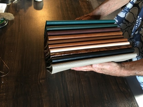 Handgenähtes nachfüllbares Journal aus echtem Leder - French Vanilla - tolle Geschenkidee! - Bild 5 von 5