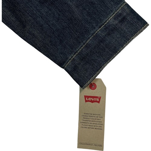 Levis Little/Youth Boys Casual Denim Trucker Jacket Size 8-18 (S-XL) Dark Blue - Picture 7 of 9