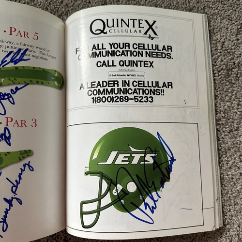 50 FIRME FIRMATE 1996 CADILLAC NFL GOLF CLASSIC programma WARREN MOON TIM B - Foto 15 di 17