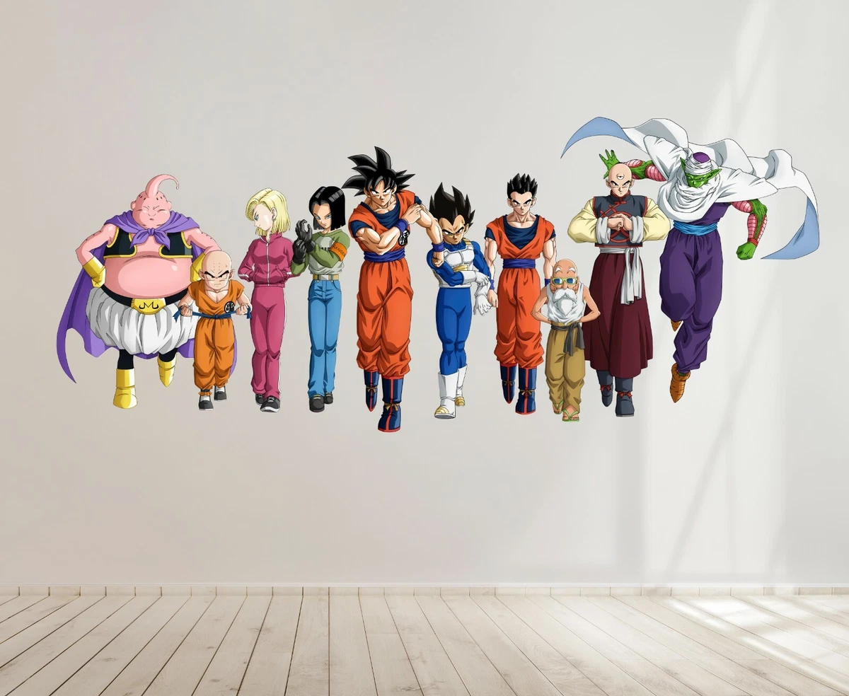 Wall Mural Vinyl Decal Sticker Dragon Ball Z Cartoon Anime Manga