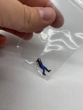 NOS Modelo Tech Studios Escala HO Personas Preacabadas Trabajador del Carbón con Saco de Carbón