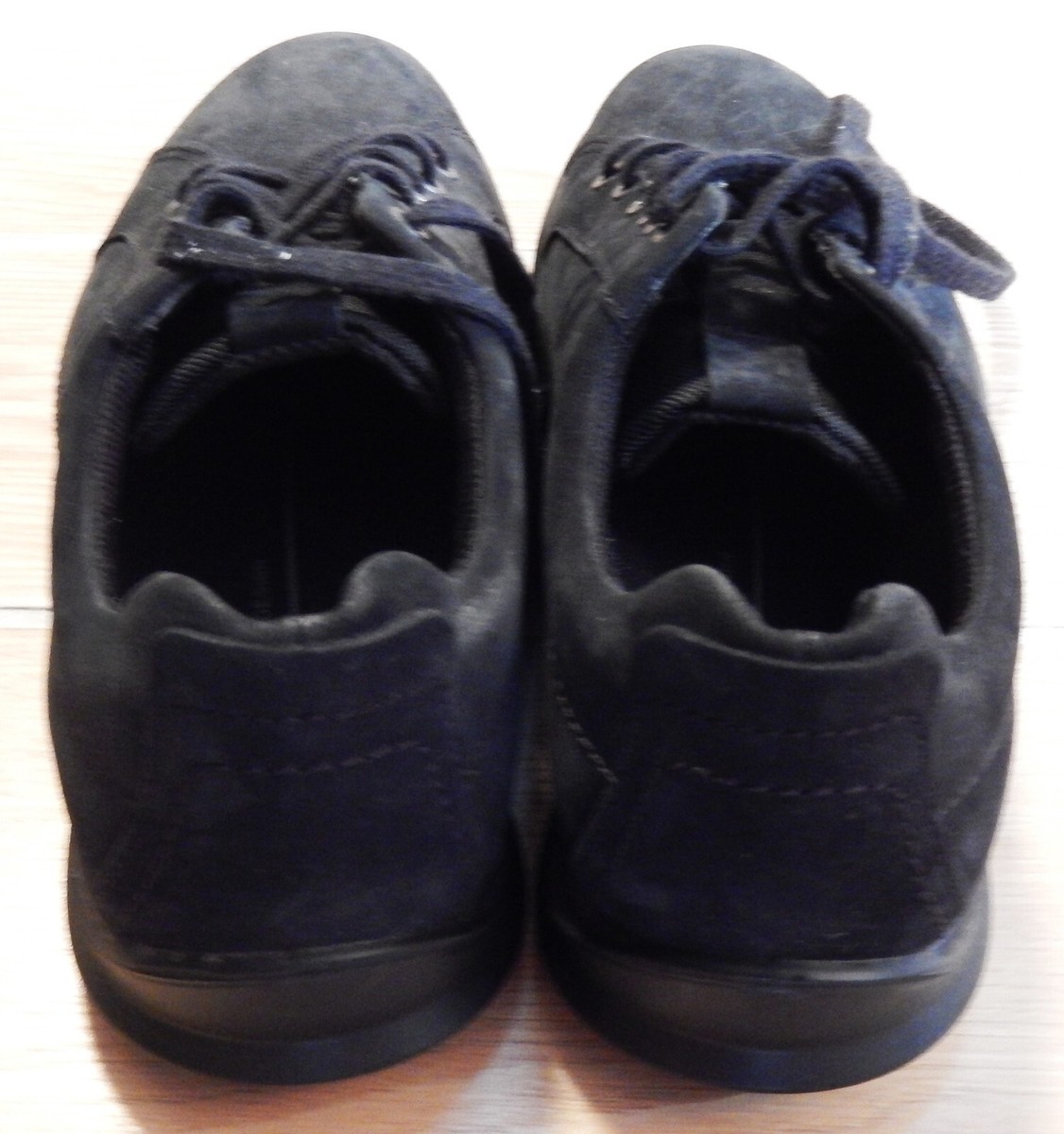 ECCO Byway 501594 Black Nubuck Leather Men's Casual Sneakers Shoes