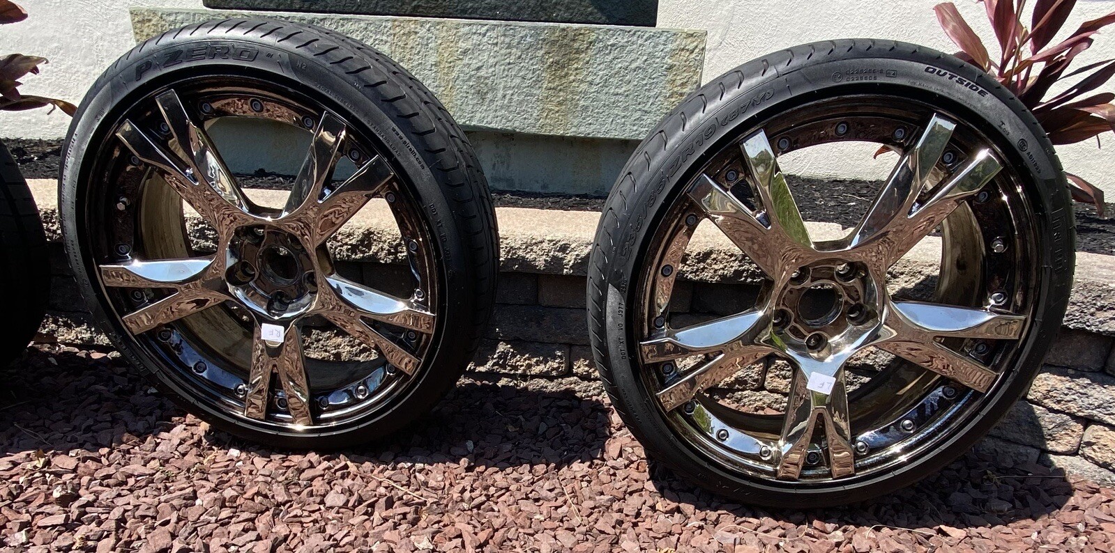 (4) Lamborghini Callisto Wheels And Tires. From 2006 Gallardo