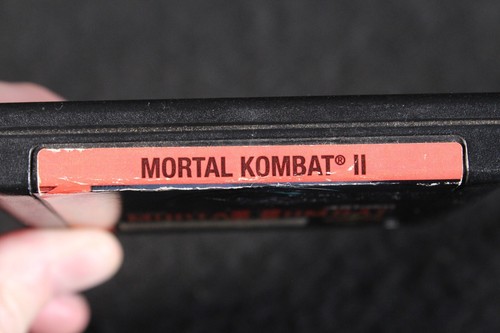 Sega Genesis Mortal Kombat II 2 vintage original video game loose cartridge 1994 - Picture 7 of 22