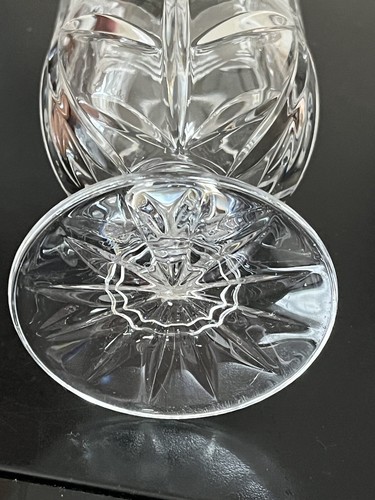 Bleisockel Kristall VASE 8"" Weizenfüße mit 1"" geschnittenem Stamm Tulpenform - Bild 7 von 7