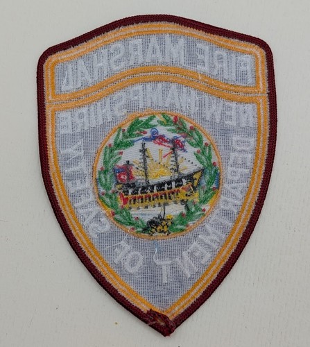 c. 2000 New Hampshire (NH) Department of Safety Fire Marshal Unit Shoulder Patch - Picture 2 of 2