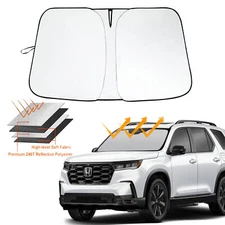 JJMY For Honda Pilot 2016-2024 2025 Windshield Sun Shade Sun Visor Accessories