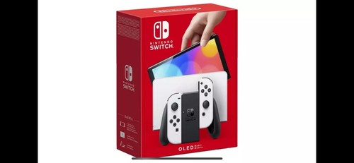 Nintendo Switch OLED Model HEG-001 Handheld Console - 64GB - White