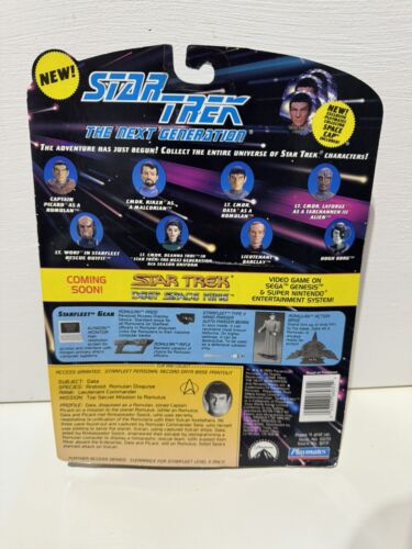 Star Trek The Next Generation Data as Romulan 5" Action Figure 1994 Playmate - Picture 2 of 2