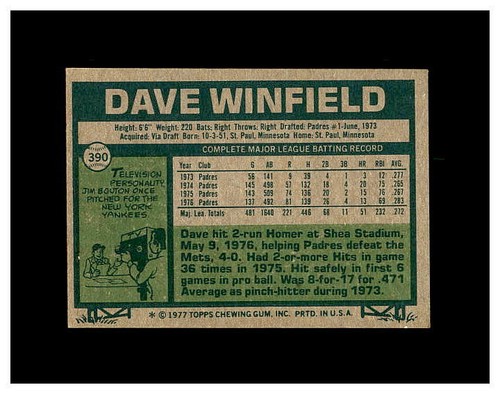 DAVE WINFIELD YOU PICK SEE EVERY CARD INSERTS HUGE SELECTION HUNDREDS ALL DAVE,S - Picture 7 of 257