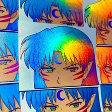 SESSHOMARU HOLO ANIME PEEKER STICKER INUYASHA CAR STICKER