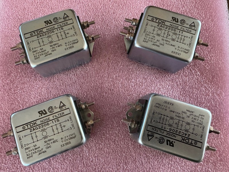 TDK ZAC2206 NOISE FILTER, New Open Box, Never Used, Qty 4