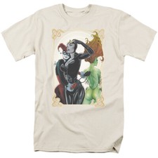 DC Comics Harley Quinn Cat Woman and Poison Ivy Group T-Shirt NEW UNWORN