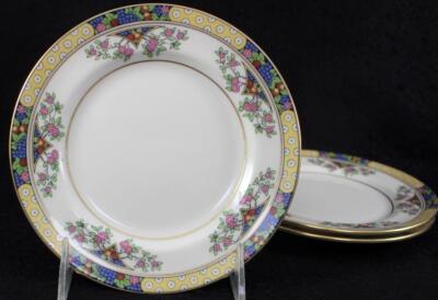 Lenox China THE ORCHARD 3 Bread & Butter Plates Vintage GREAT CONDITION
