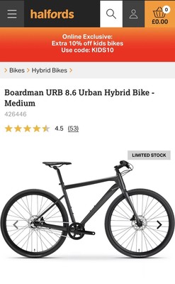 boardman urb 8.6 urban hybrid bike 2021 review