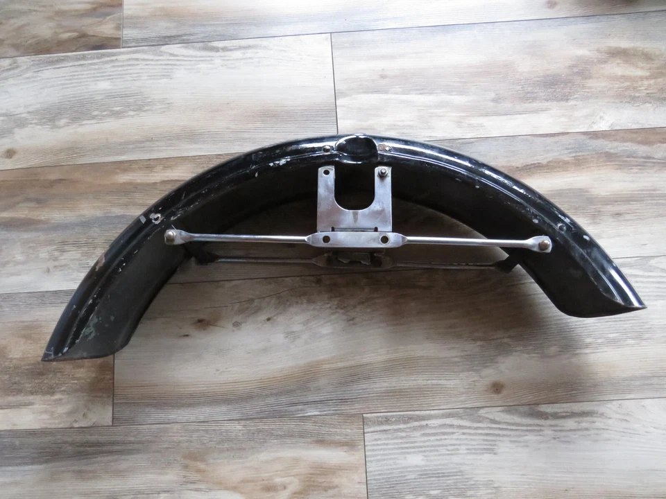 Guardabarros delantero Harley Davidson cabeza de pala FLH 1200 FL FLH1200 1973 OM19 Foto 2 de 4