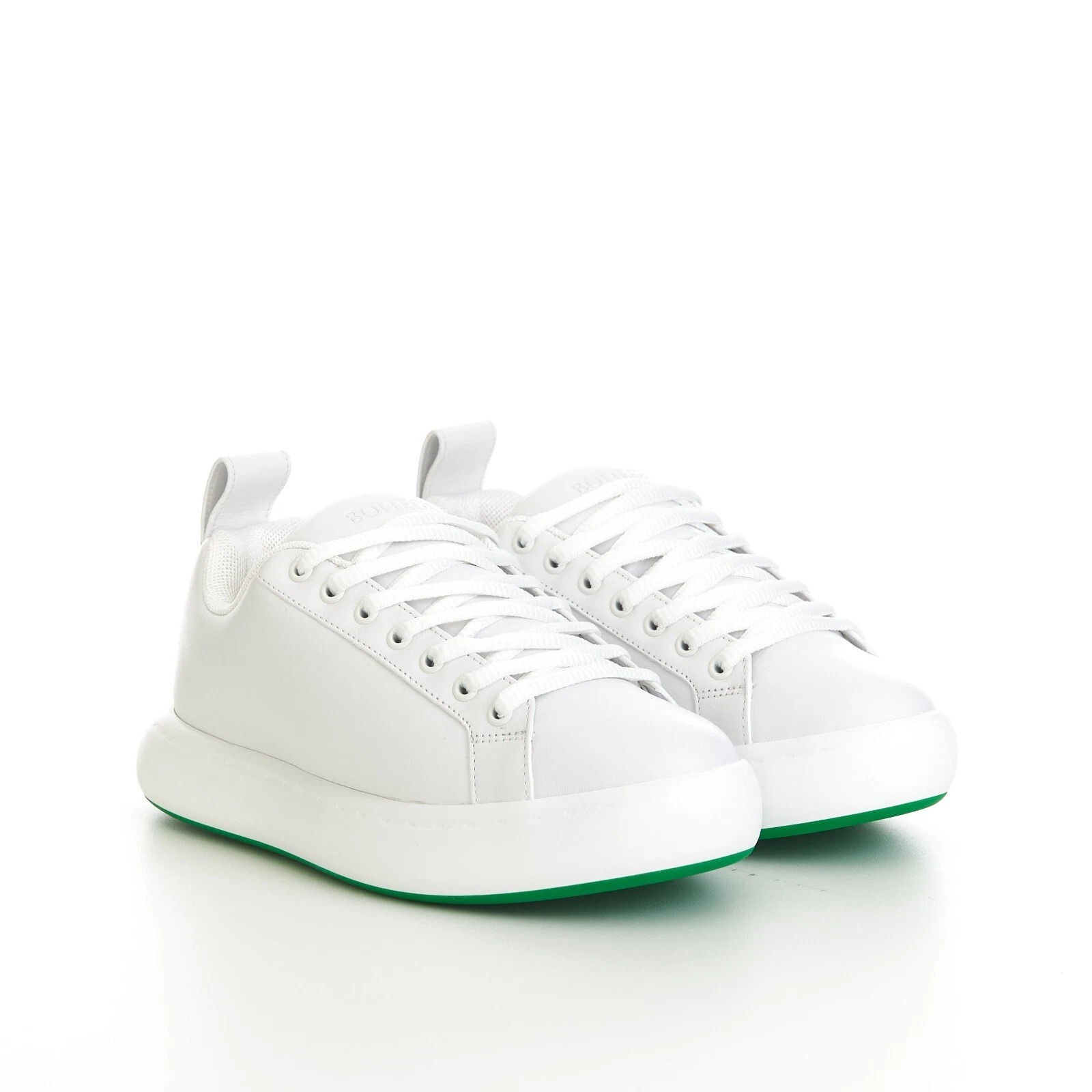 Bottega Veneta — BOTTEGA VENETA 990$ Women's Pillow Low Top Sneaker - Optic White Leather