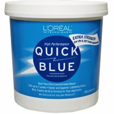 Loreal QUICK BLUE POWDER BLEACH 16 OZ Lifts 7 Levels