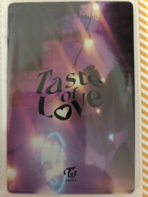 TWICE taste of love トレカ alcoholfree TWICE taste of love トレカ alcoholfree TWICE Official Taste