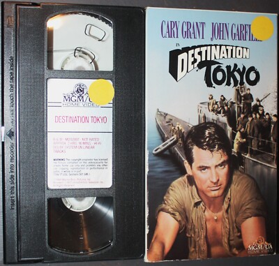 バルセロナ物語 LOS TARANTOS DVD DESTINATION TOKYO (vhs) Cary Grant, John Garfield. VG. Rare