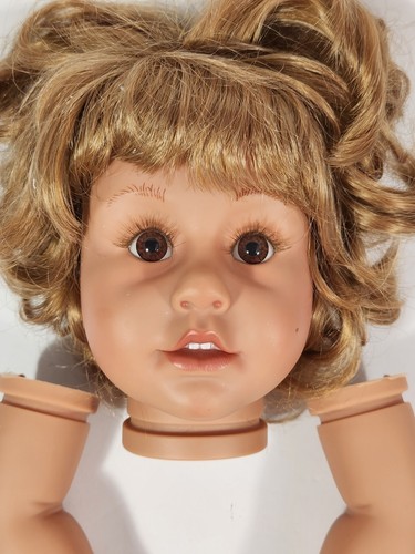 1991 Pat Secrist TARA 24" Doll Parts Head Arms Legs Brown Eyes - Picture 2 of 8