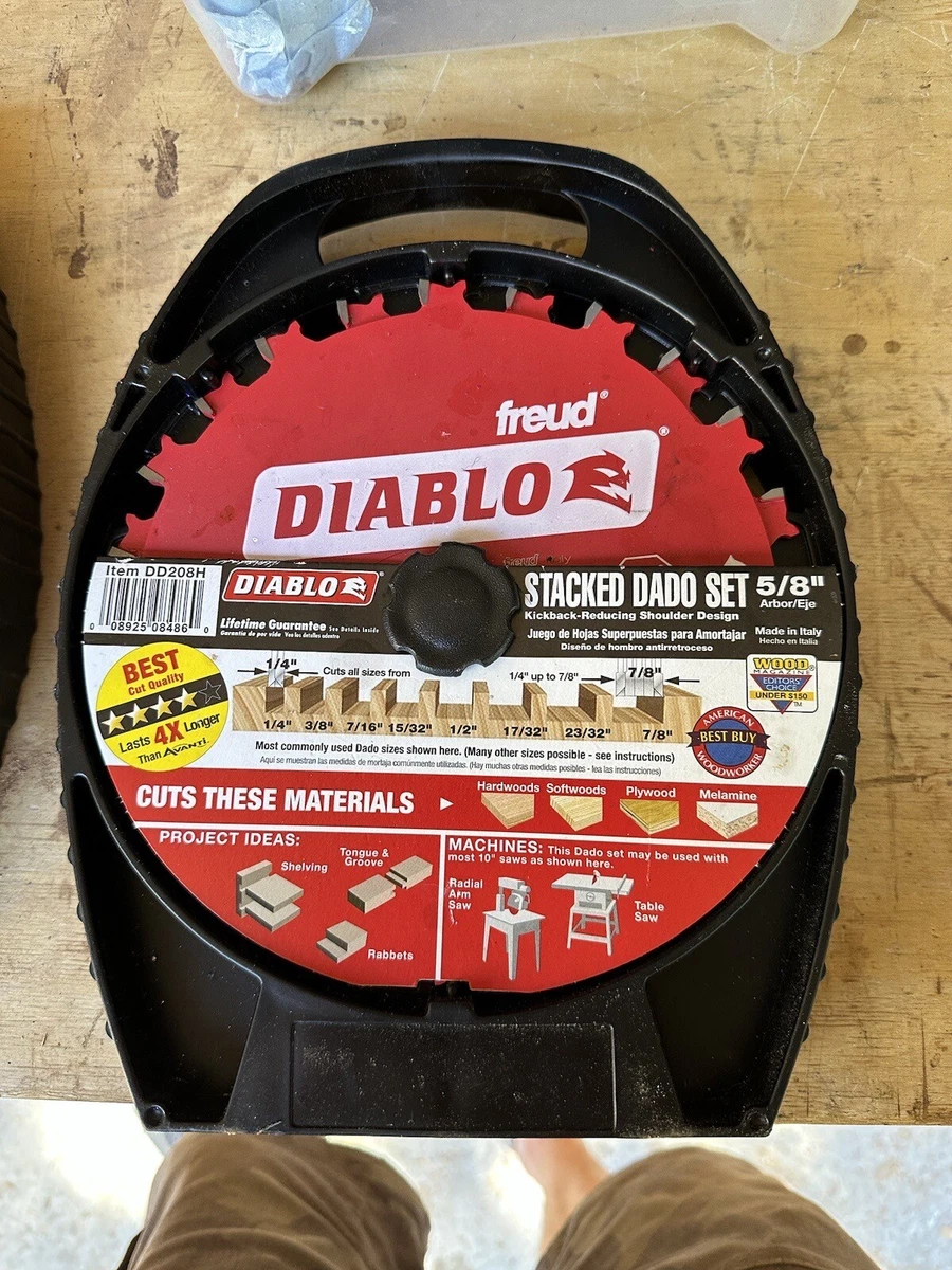 Diablo stacked dado set deals