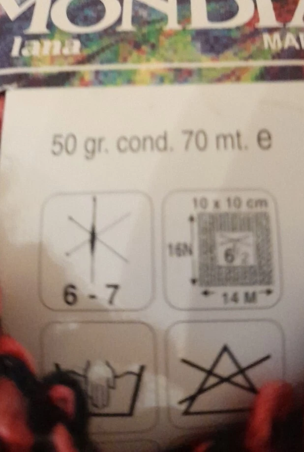 9 NWT Balls Mondial Opera 50% new wool 50% acrylic mixed colors Italy  - Image 4 of 4