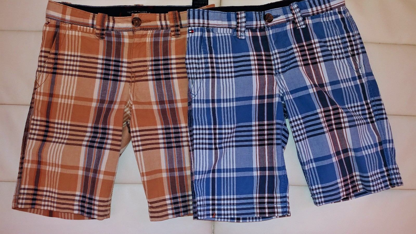 2ps Tommy HILFIGER BOYS PLAID SHORTS  Size 10 image 2