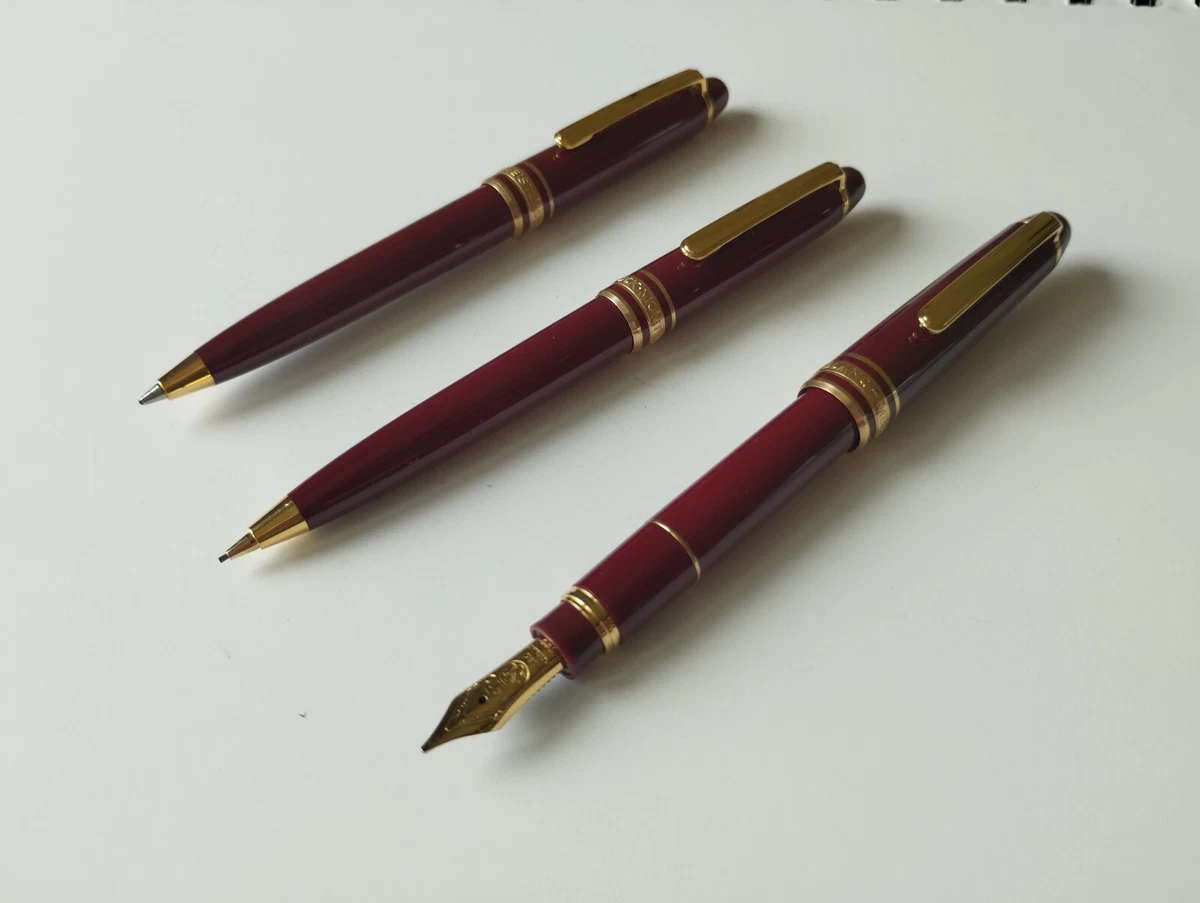 Burgundy red montblanc sale