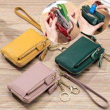 Womens Small Rfid Wristlet Wallets Ladies Wallets for Card Coin Change Key Purse
