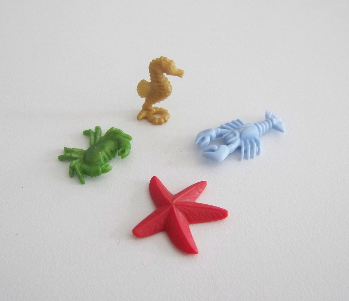 Lot De Figurines Playmobil : 4 Crabes + 3 Raies Manta – Occasion Très Bon état (lot Indissociable)