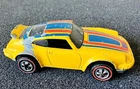 Hot Wheels Redline 1975 Porsche Carrera P-911 Yellow Porsche Flying Colors Rare