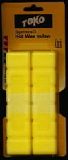 vintage Toko System-3 snowboard ski hot wax - yellow - warm 120g / 4.2oz