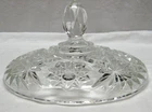 VINTAGE EAPC - EARLY AMERICAN PRESCUT "STAR OF DAVID" 7" COVER FOR CANDY DISH