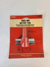 Vintage KD Tools 2173 Three Way Battery Tool 6 Bladed Danaher Group New In Pack 