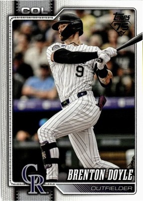 Brenton Doyle 2026 Topps Baseball - #164 - Colorado Rockies | eBay