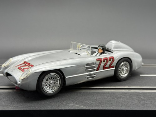 1/24 handgefertigtes Mercedes Benz 300 SLR Analog Slotcar, Schoeler Metallchassis
