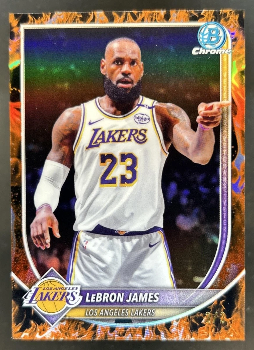 Bowman LeBron James Basketball Sports Trading Cards & Accessories
