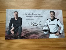 Bernd Schneider Mercedes Karta z autografem Ręcznie podpisana !!! Sporty motorowe !!! AMG !!!
