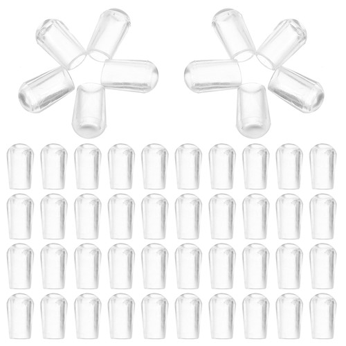 Cubierta de goma anticolisión PVC de 100 piezas tapas protectoras de punta de rack - Imagen 8 de 12