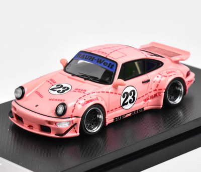 Stance Hunters 1/64 – Porsche RWB 964 Rauh-Welt – Akiba #96 – Modèle En Résine