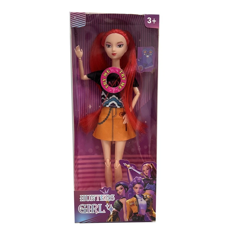 Cosplay Kpop Demon Hunters Dolls, K Pop Collectible Figure Toys with Music Light - Image 4 of 4