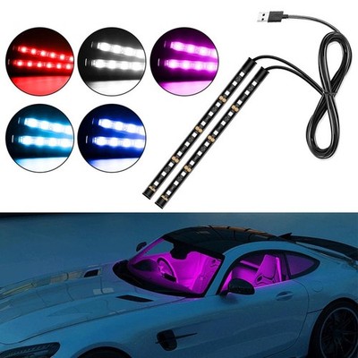 USB Decorative Car LED Foot Light Strip Choose Your Desired Light Color